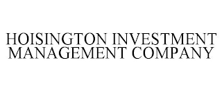 HOISINGTON INVESTMENT MANAGEMENT COMPANY