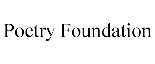 POETRY FOUNDATION