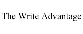 THE WRITE ADVANTAGE