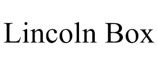 LINCOLN BOX