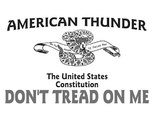 AMERICAN THUNDER THE UNITED STATES CONSTITUTION WE THE PEOPLE TILL THE LAST MAN DON'T TREAD ON ME