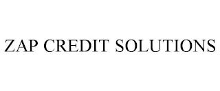 ZAP CREDIT SOLUTIONS