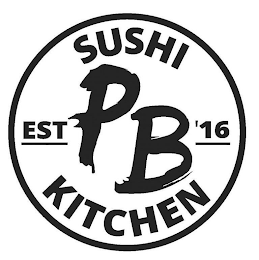 PB SUSHI KITCHEN EST '16