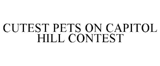 CUTEST PETS ON CAPITOL HILL CONTEST