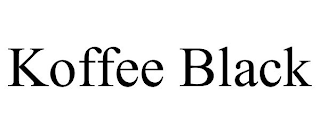 KOFFEE BLACK