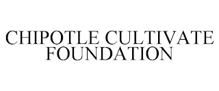 CHIPOTLE CULTIVATE FOUNDATION