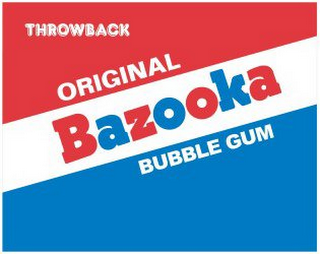 THROWBACK ORIGINAL BAZOOKA  BUBBLE GUM