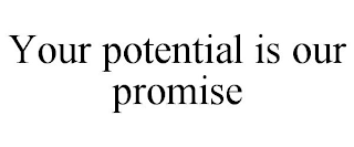 YOUR POTENTIAL IS OUR PROMISE