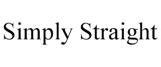 SIMPLY STRAIGHT