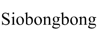 SIOBONGBONG