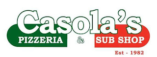 CASOLA'S PIZZERIA & SUB SHOP EST - 1982