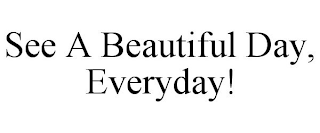 SEE A BEAUTIFUL DAY, EVERYDAY!