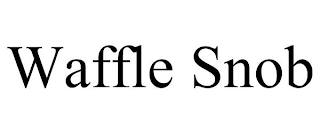 WAFFLE SNOB