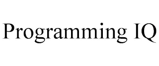 PROGRAMMING IQ