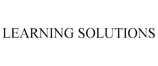 LEARNING SOLUTIONS