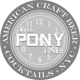 THE PONY BAR AMERICAN CRAFT BEER COCKTAILS NYC