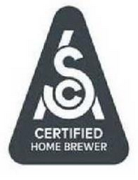 SCA CERTIFIED HOME BREWER