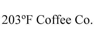 203ºF COFFEE CO.