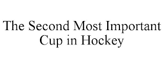 THE SECOND MOST IMPORTANT CUP IN HOCKEY