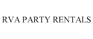 RVA PARTY RENTALS