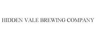 HIDDEN VALE BREWING COMPANY