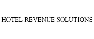 HOTEL REVENUE SOLUTIONS