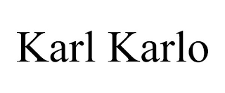 KARL KARLO