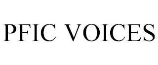 PFIC VOICES