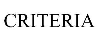 CRITERIA