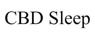 CBD SLEEP