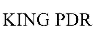 KING PDR
