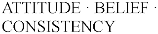 ATTITUDE · BELIEF · CONSISTENCY