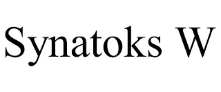 SYNATOKS W