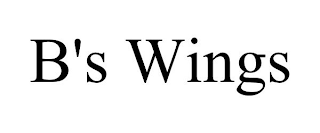 B'S WINGS