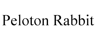 PELOTON RABBIT