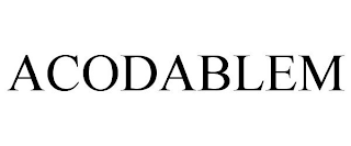 ACODABLEM