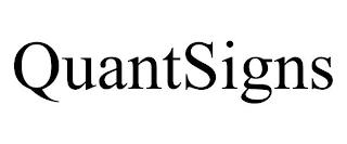 QUANTSIGNS