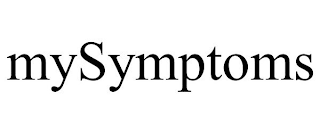 MYSYMPTOMS