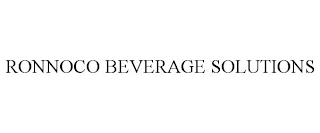 RONNOCO BEVERAGE SOLUTIONS