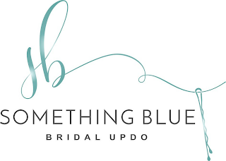 SB SOMETHING BLUE BRIDAL UPDO