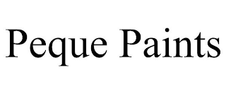 PEQUE PAINTS