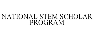 NATIONAL STEM SCHOLAR PROGRAM