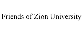 FRIENDS OF ZION UNIVERSITY