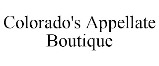 COLORADO'S APPELLATE BOUTIQUE