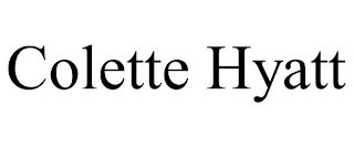 COLETTE HYATT
