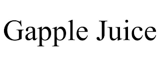 GAPPLE JUICE