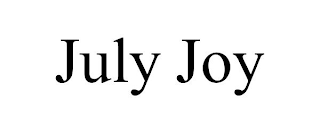 JULY JOY