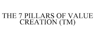 THE 7 PILLARS OF VALUE CREATION (TM)