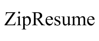 ZIPRESUME