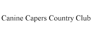 CANINE CAPERS COUNTRY CLUB